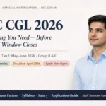 SSC CGL 2026 notification released — 14,582 vacancies, Tier 1 exam May–June 2026, apply before April 2026 deadline at ssc.gov.in