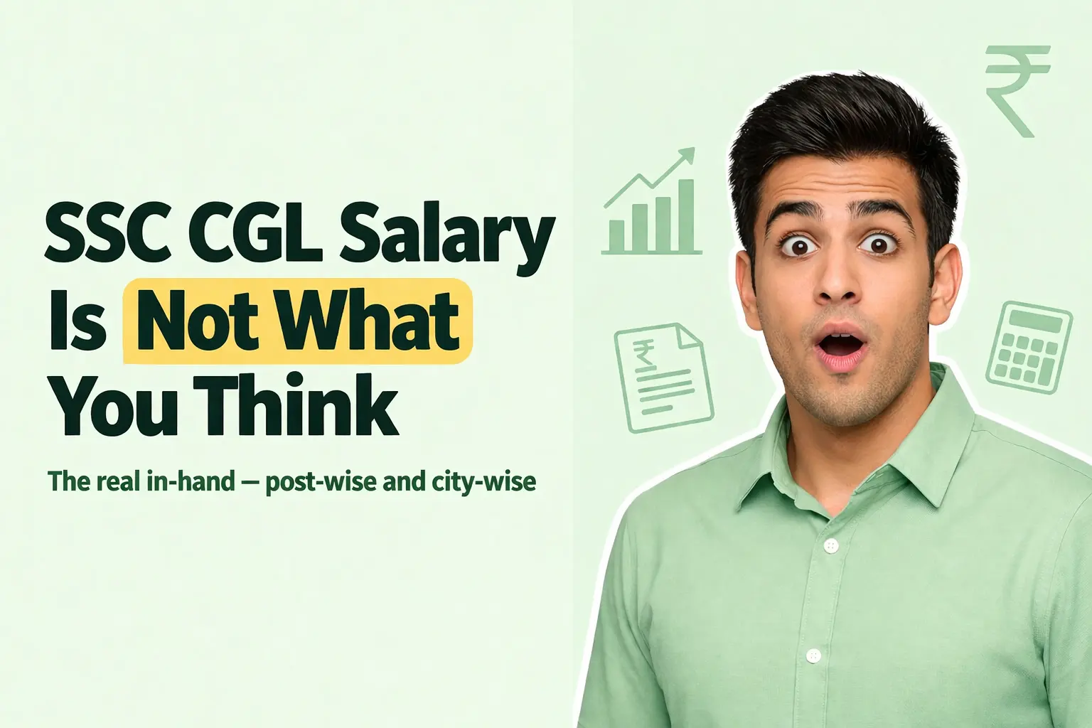 SSC CGL salary 2026 explained with in-hand salary, post-wise and city-wise pay details