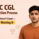 SSC CGL selection process 2026 — Tier 1 is qualifying only and does not count toward final rank. Merit is decided entirely in Tier 2 across Paper 1 and Paper 2 for JSO candidates.